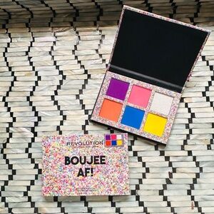 Revolution Boujee AF 6 Eyeshadow Palette – Bold & Bright